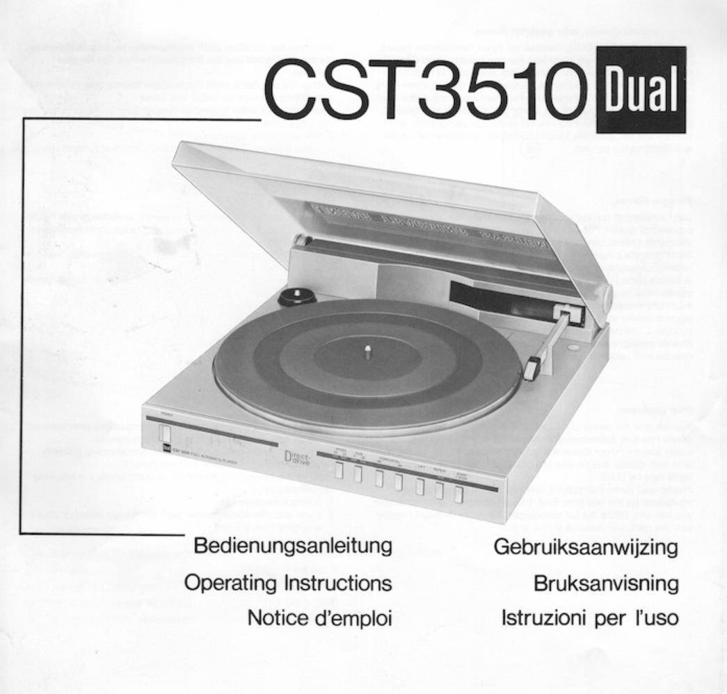 Dual CST 3510