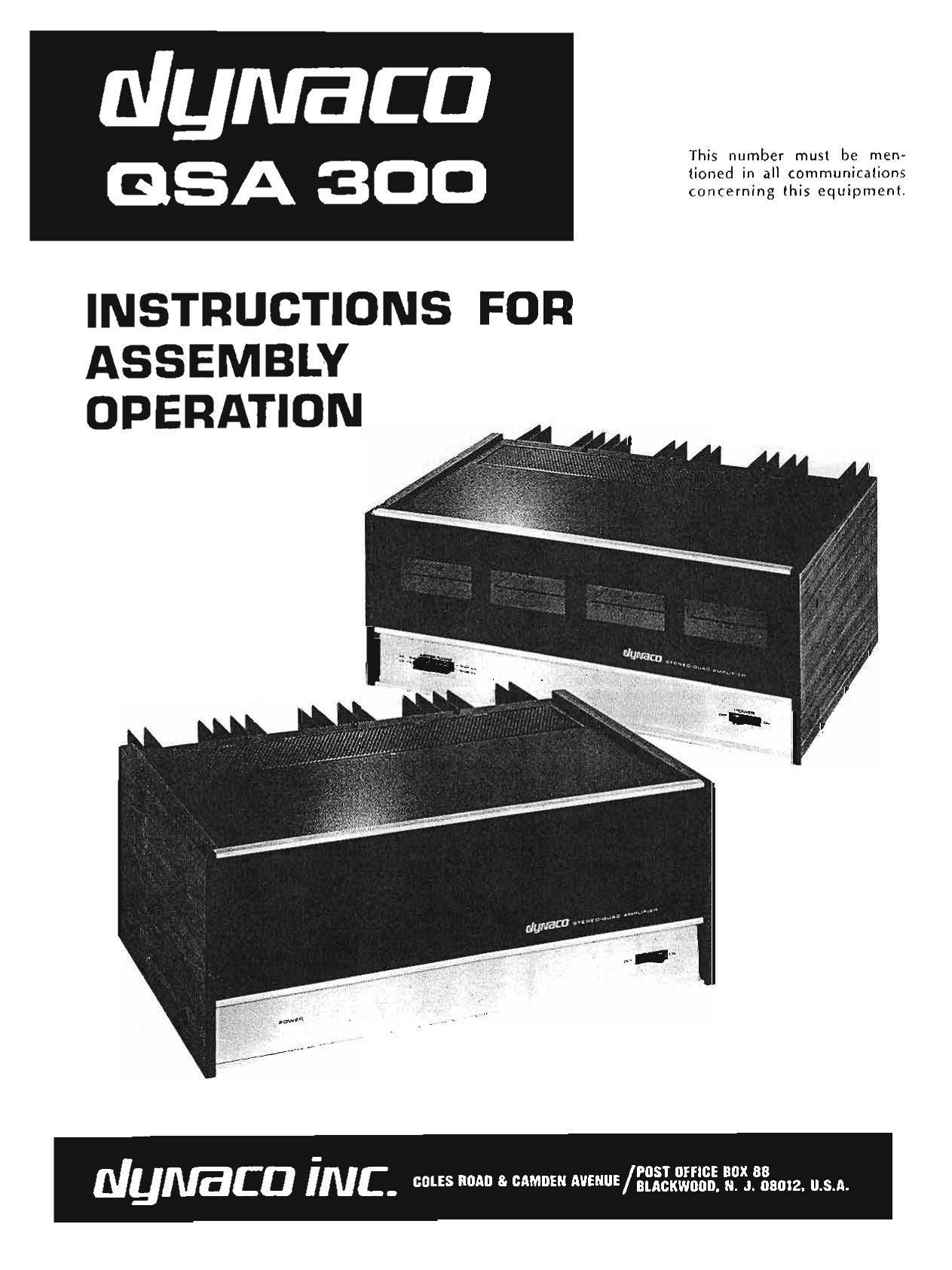 Dynaco QSA-300