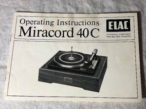 ELAC Miracord 40C