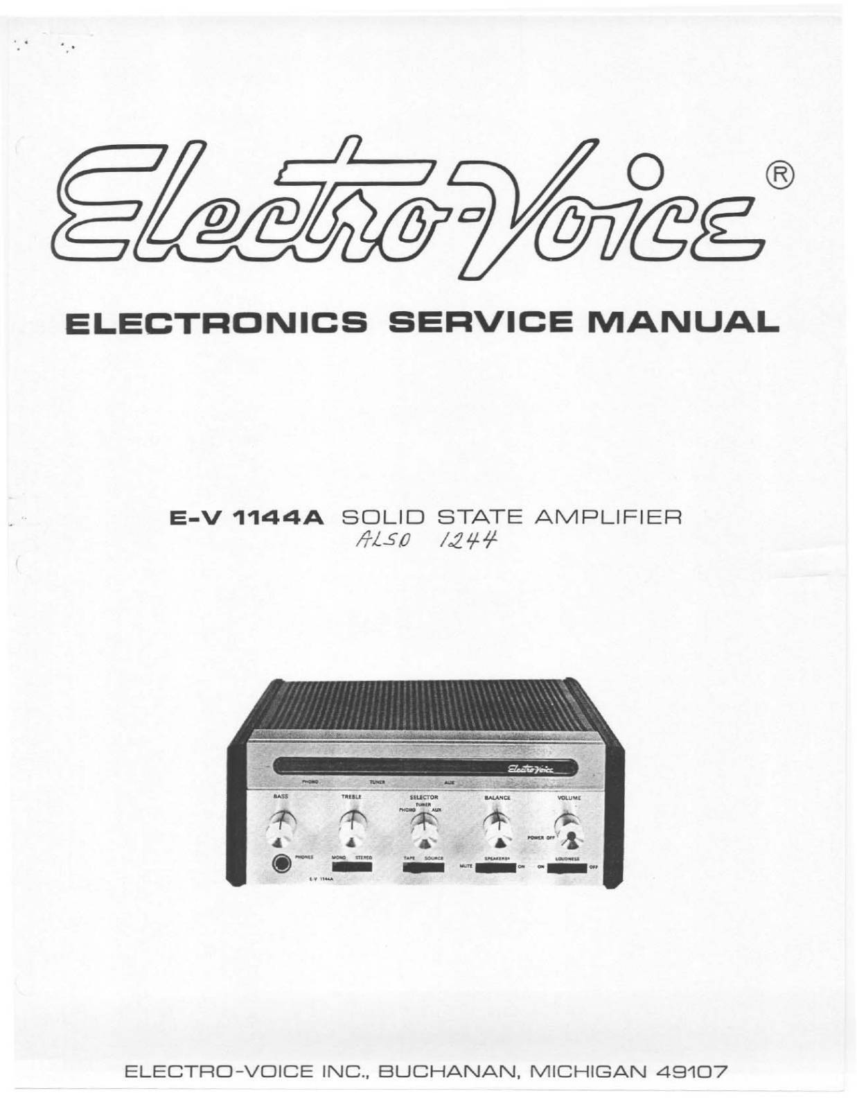 Electro-Voice E-V 1144