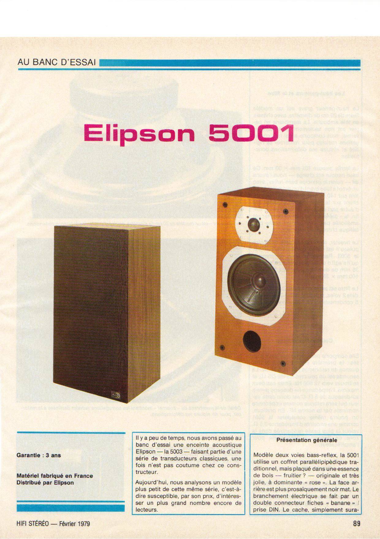 Elipson 5001