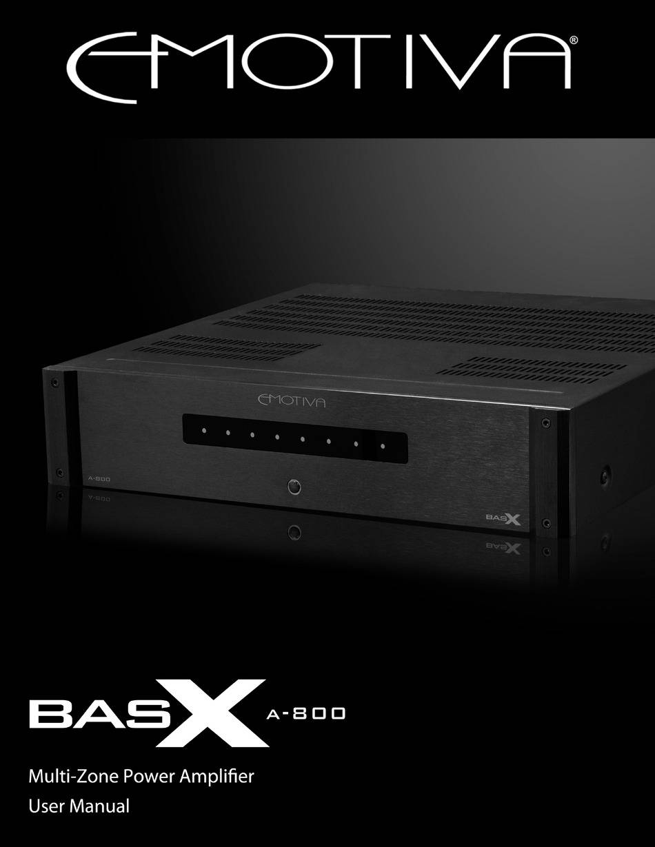 Emotiva BasX A-800