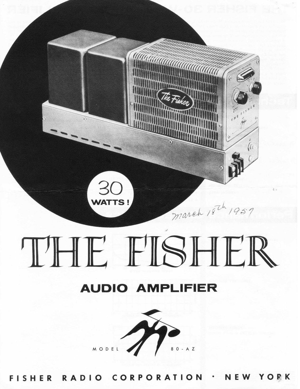 Fisher 80-AZ