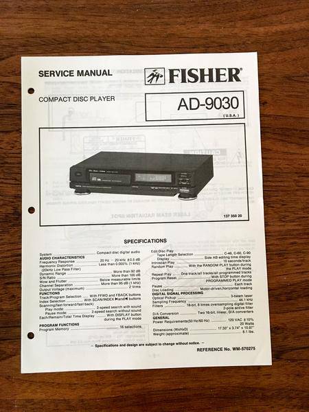 Fisher AD-9030