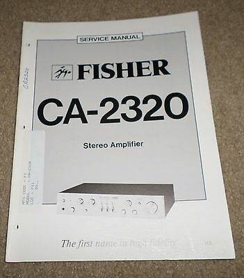Fisher CA-2320