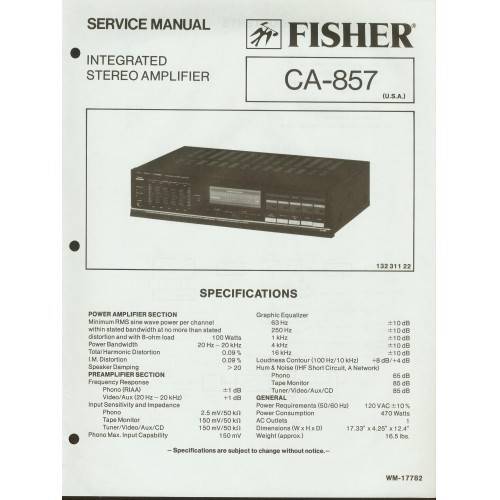 Fisher CA-857