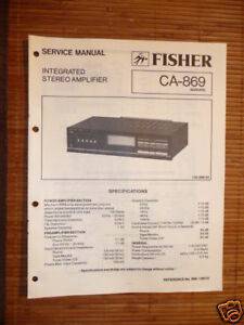 Fisher CA-869