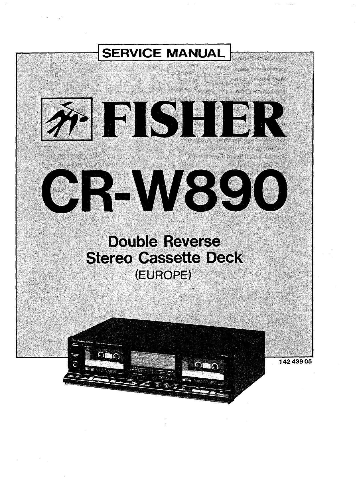 Fisher CR-W890