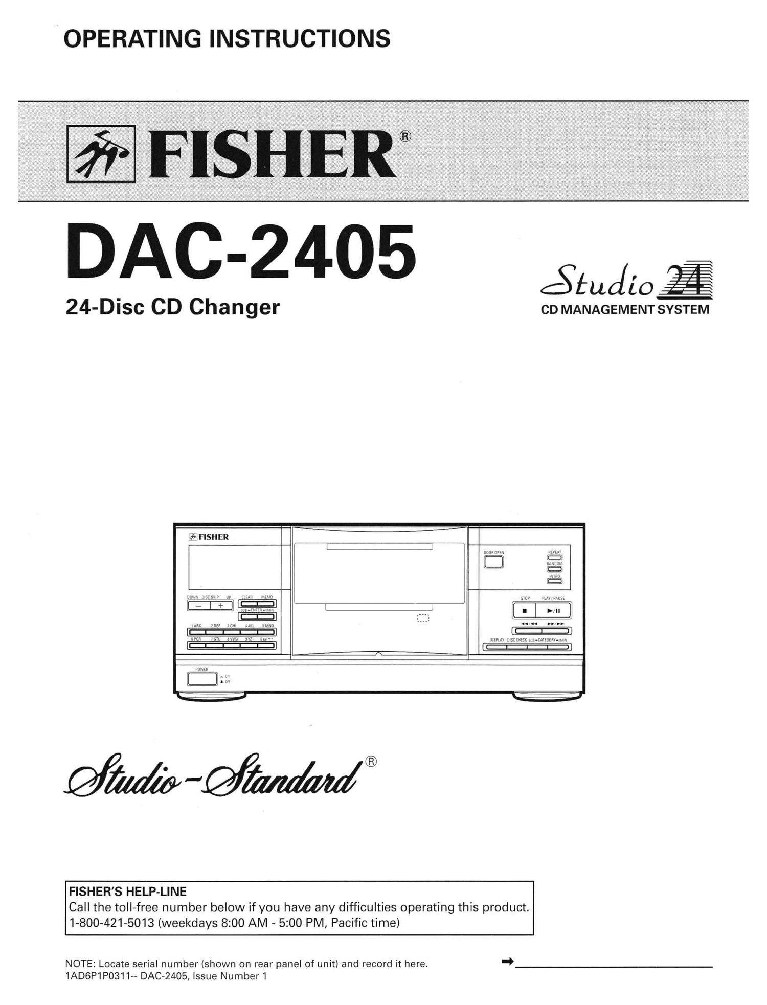 Fisher DAC-2405