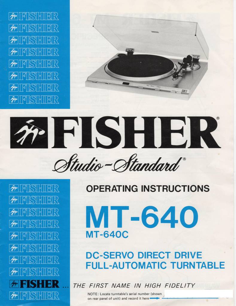 Fisher MT-640 C