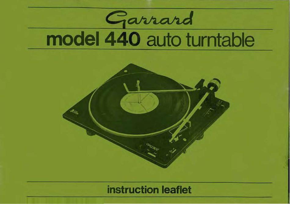 Garrard 440
