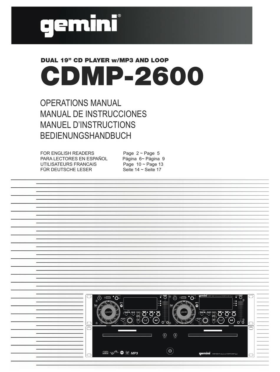 Gemini CDMP-2600
