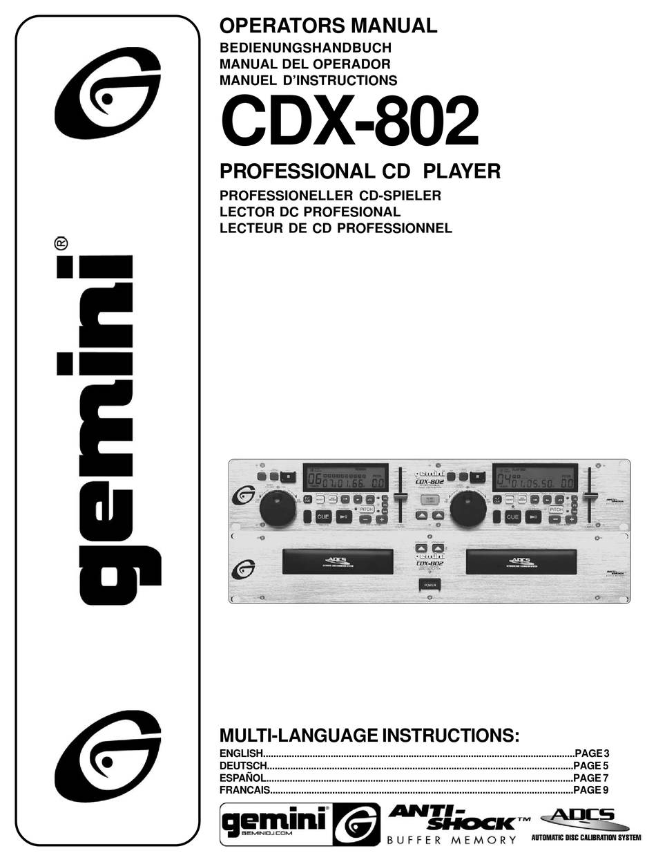 Gemini CDX-802