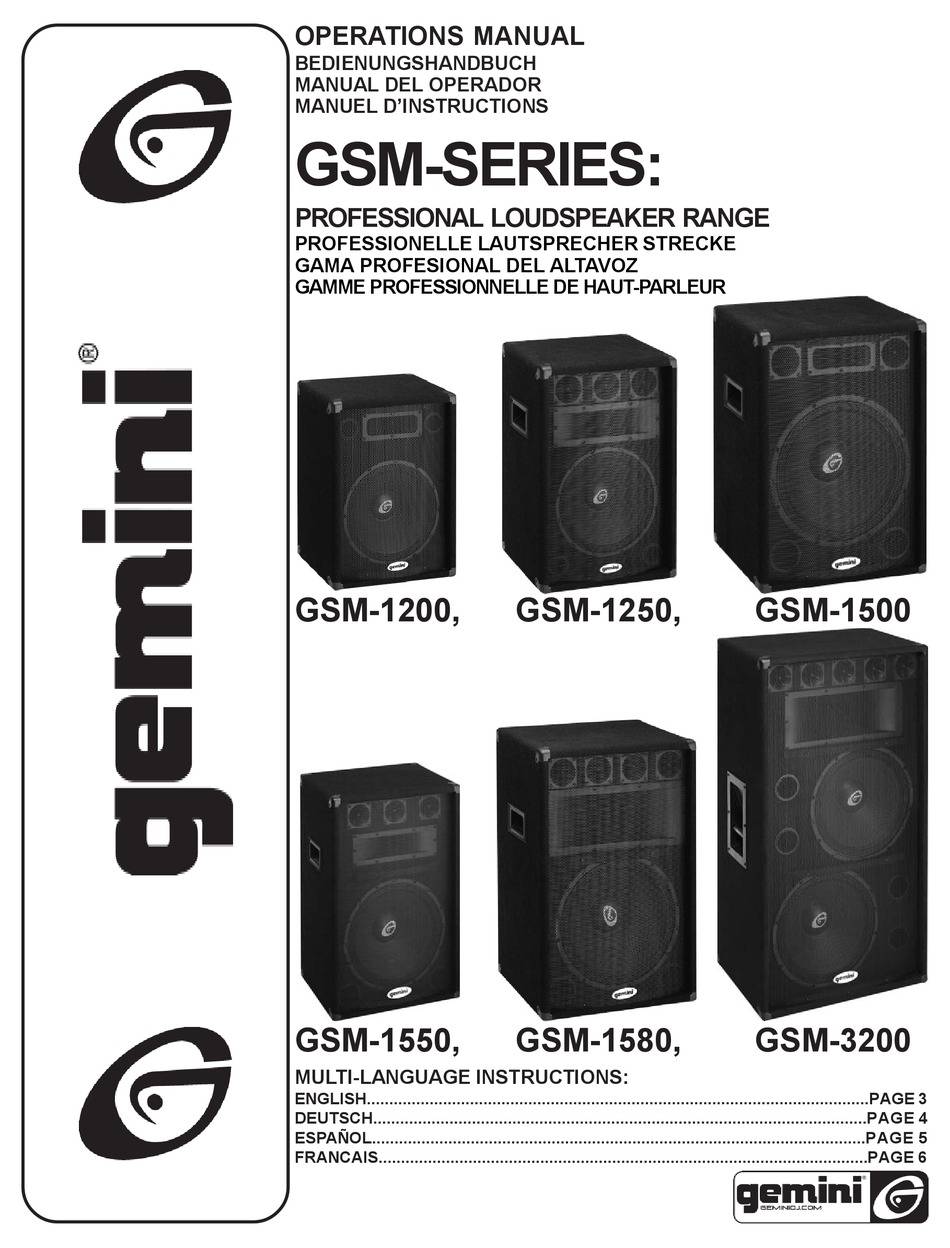 Gemini GSM-1500