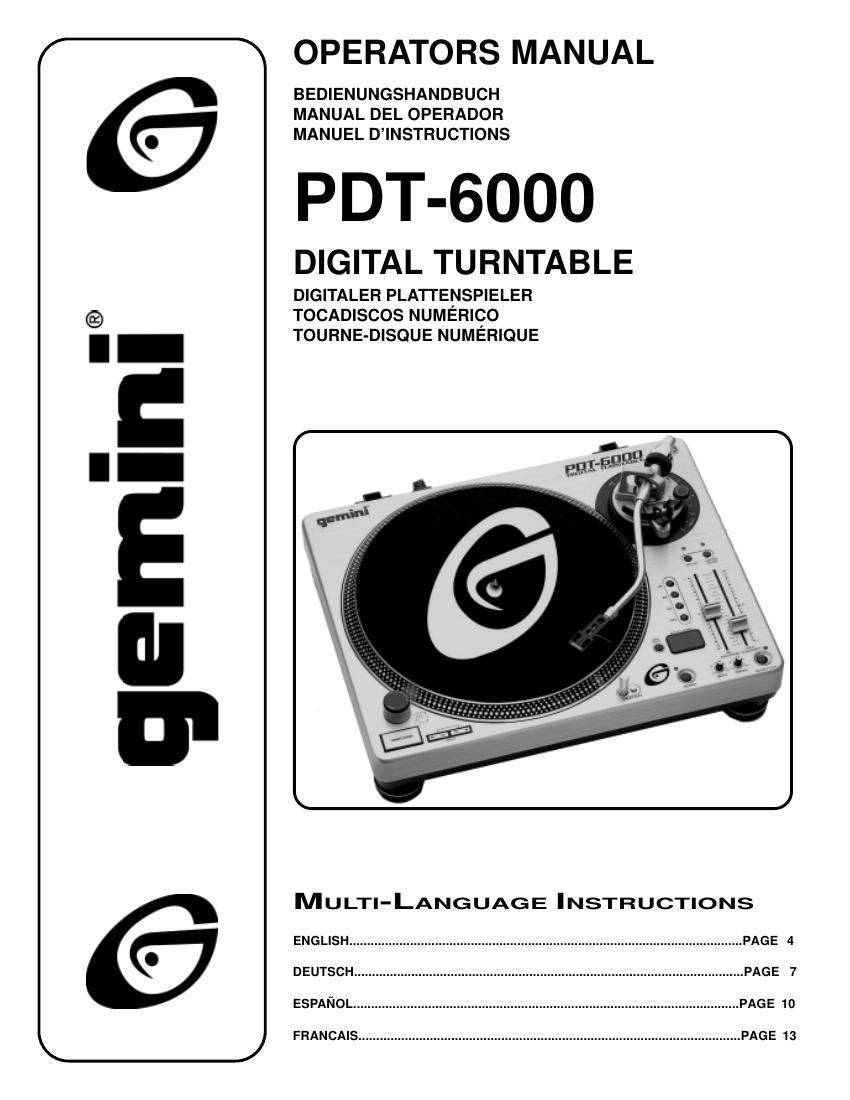 Gemini PDT 6000