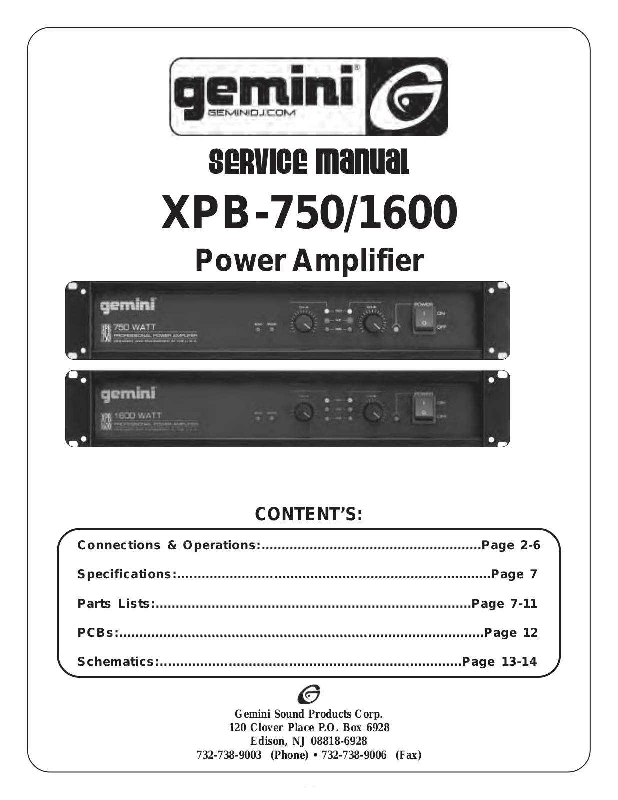 Gemini XPB-750
