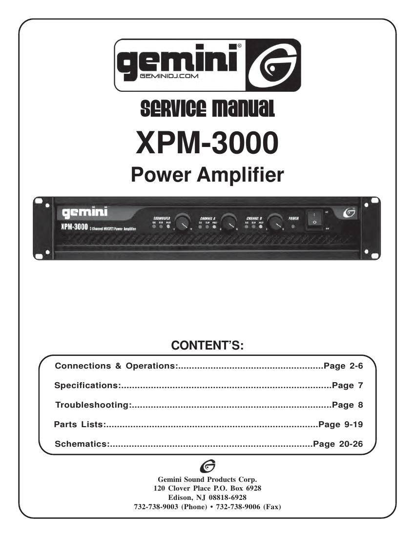 Gemini XPM-3000