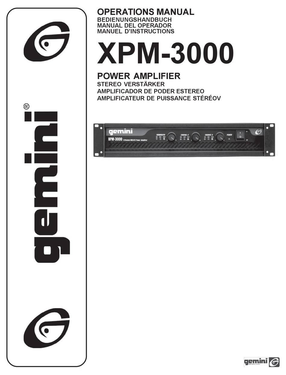 Gemini XPM-3000