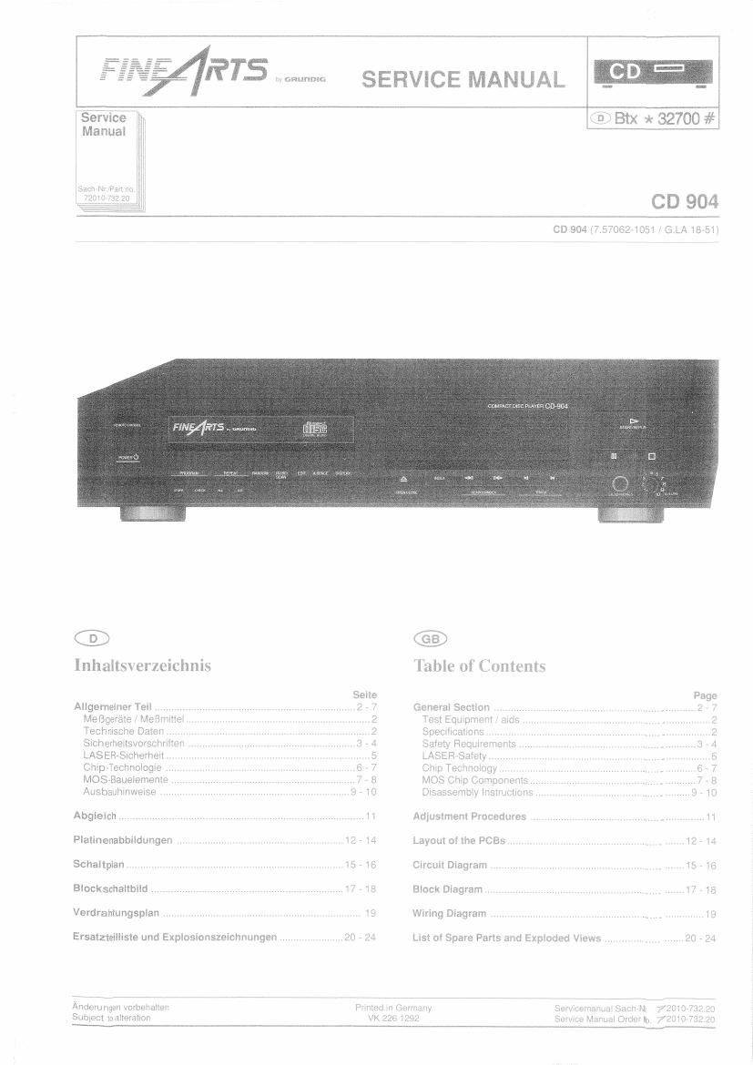Grundig CD 904