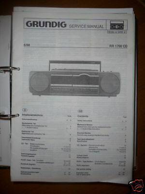 Grundig RR 1700 CD