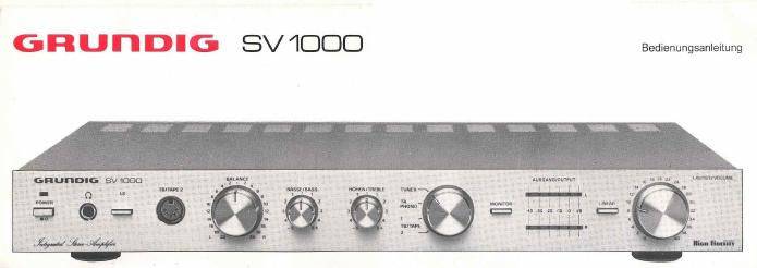 Grundig SV 1000