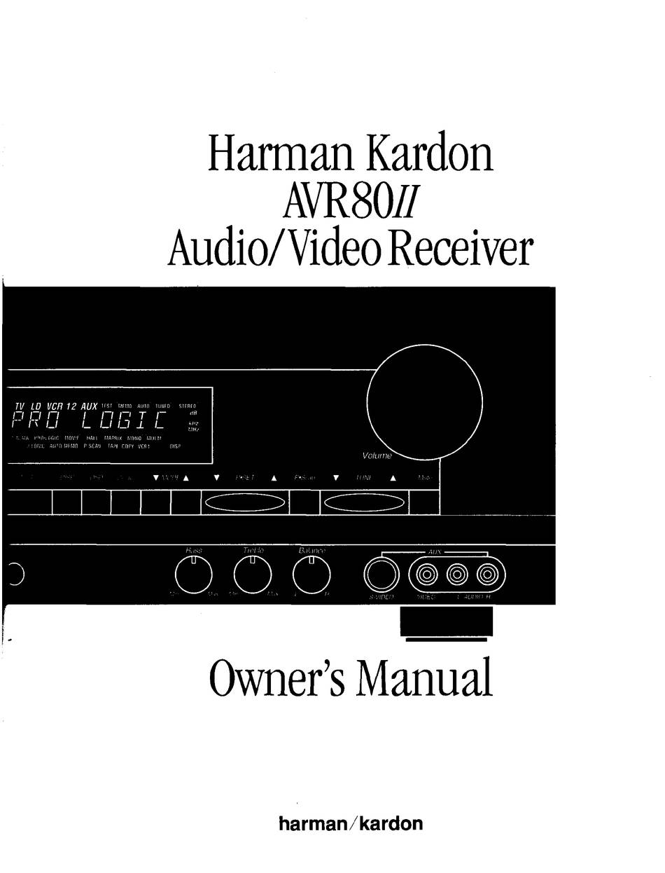 Harman Kardon AVR80 (80 II)
