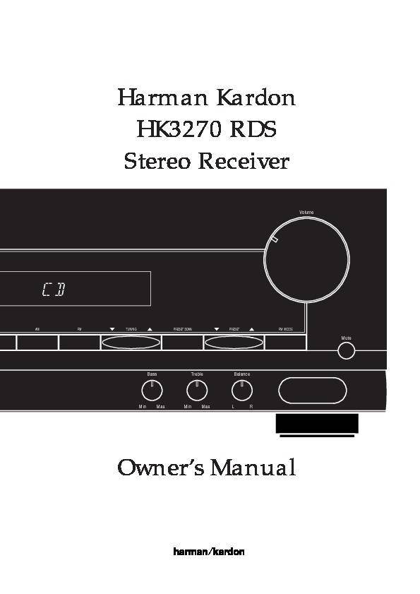 Harman Kardon HK3270