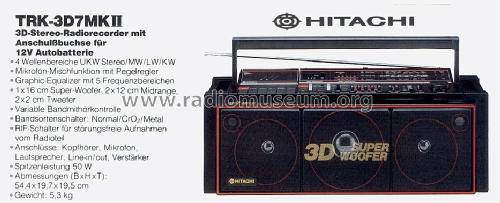 Hitachi TRK-3D7