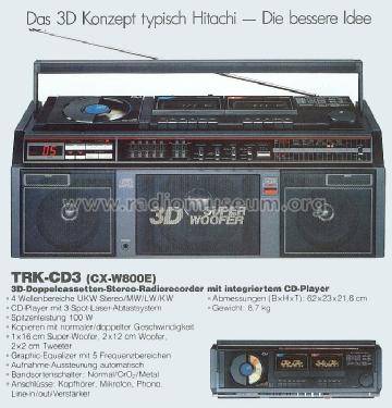 Hitachi TRK-CD3