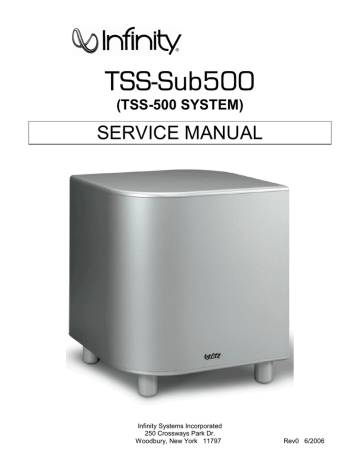 Infinity TSS-SUB500