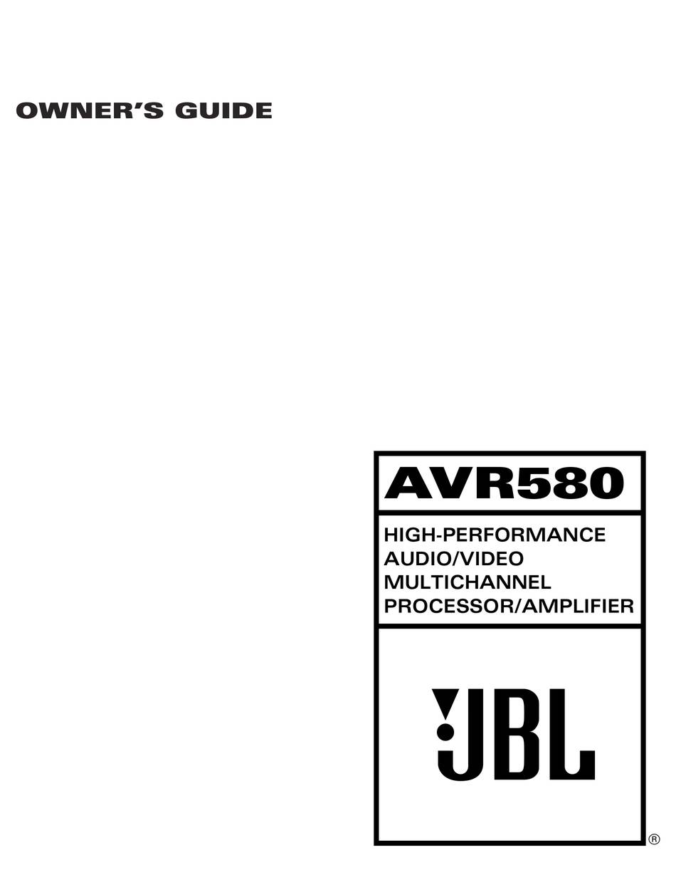 JBL AVR580