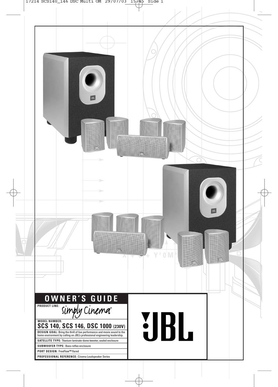 JBL SCS140 (Cen)