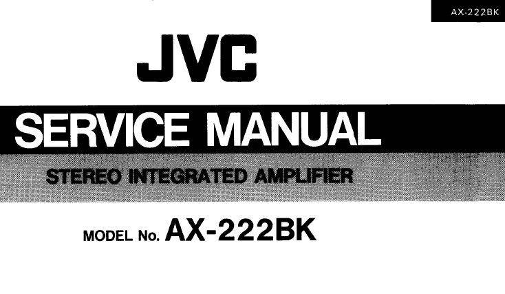 JVC AX-222 (BK)