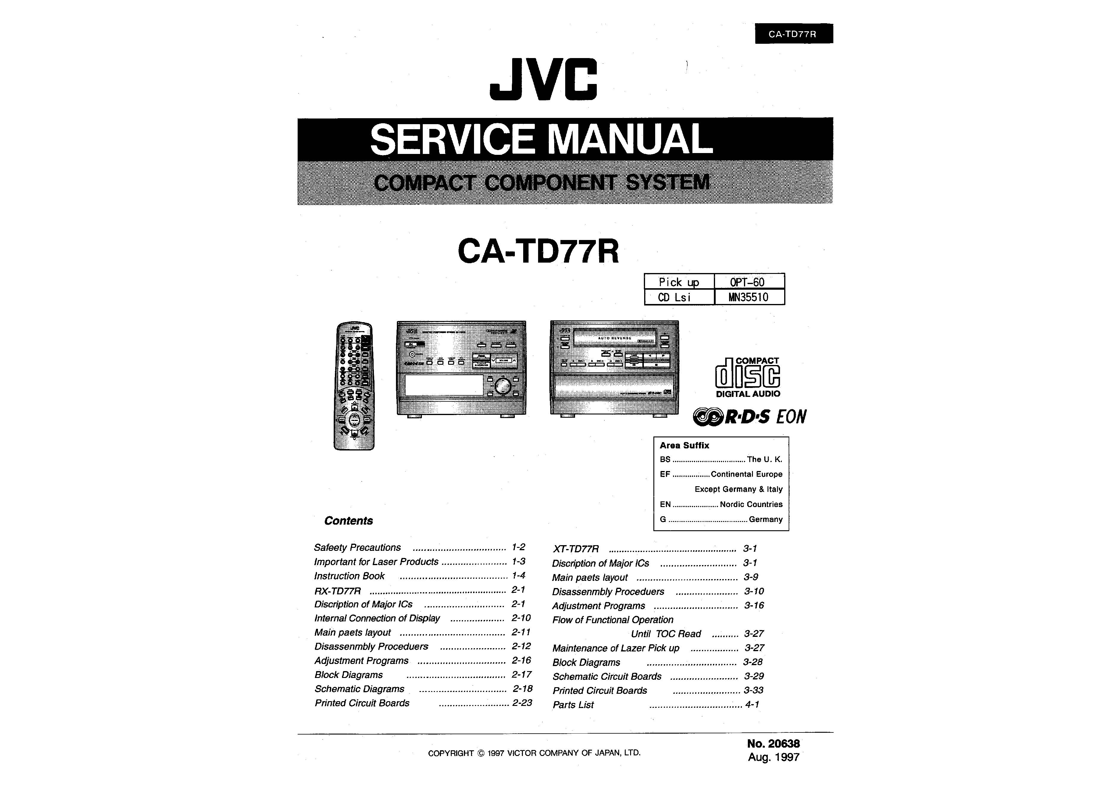 JVC CA-TD77R