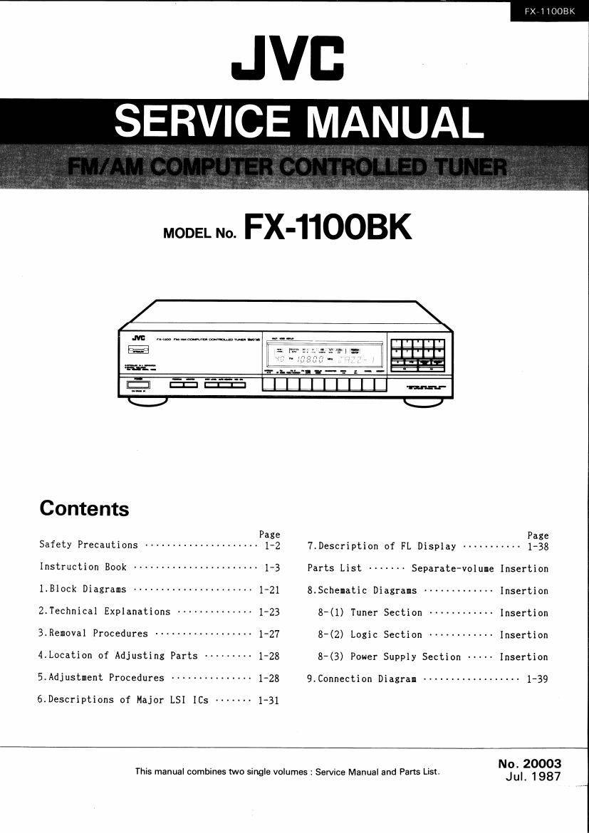 JVC FX-1100 (BK)