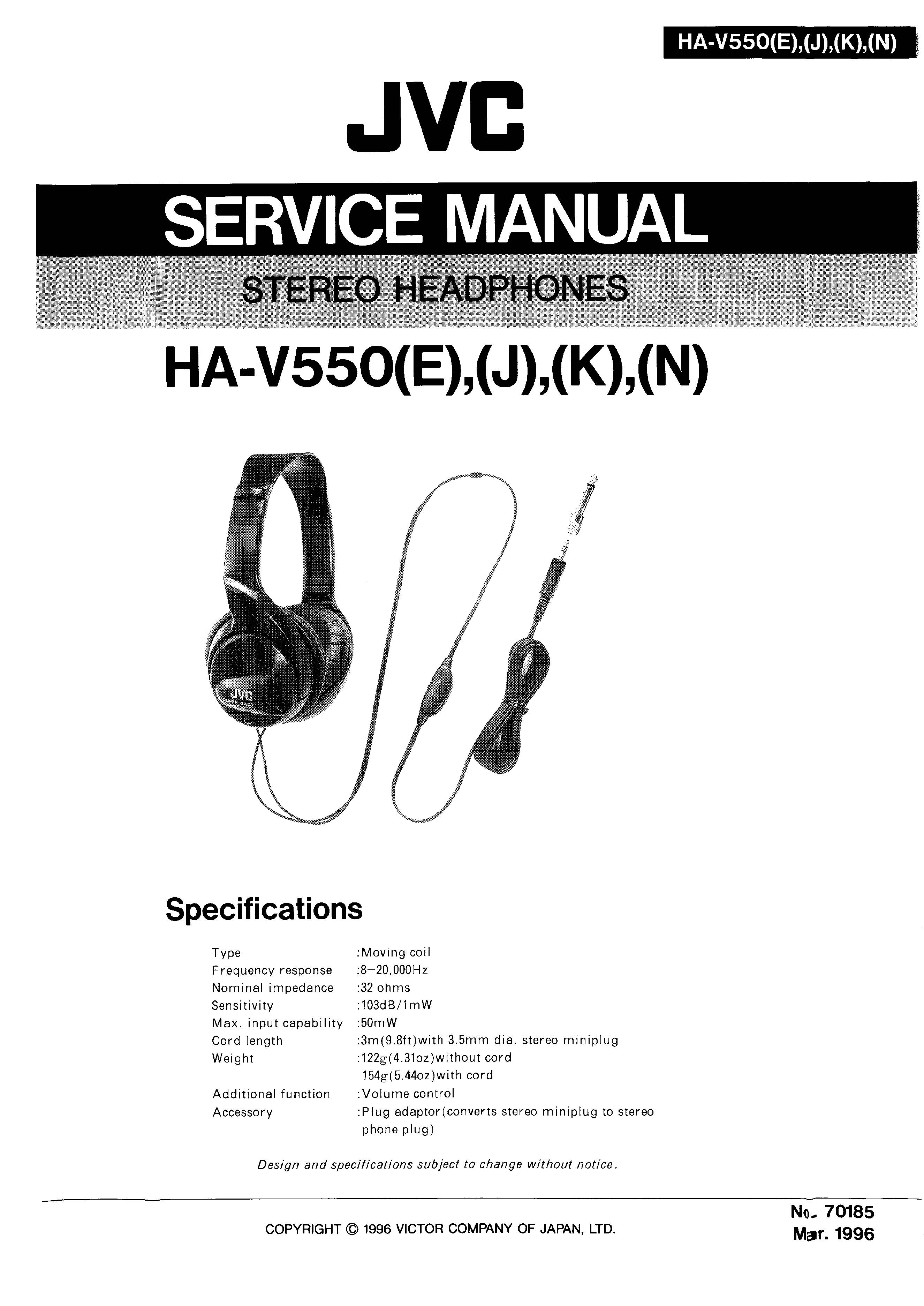 JVC HA-V550