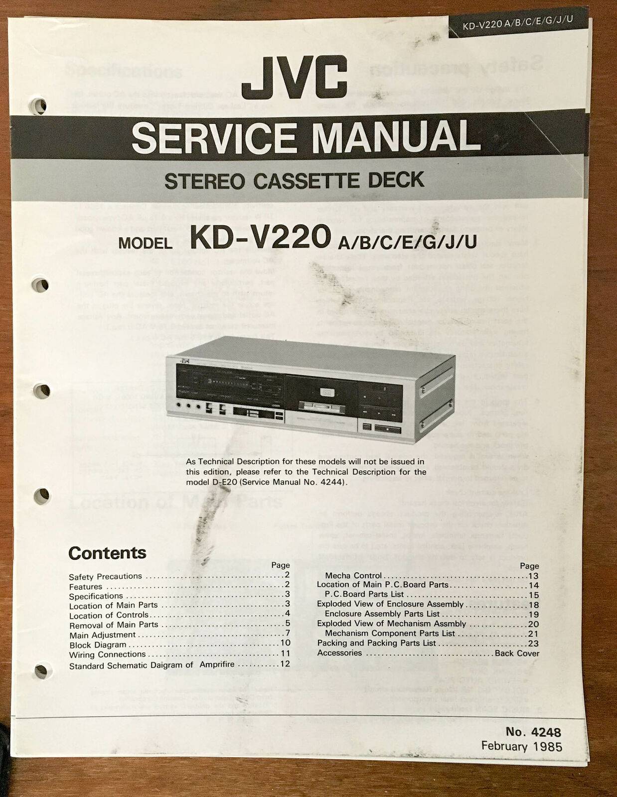 JVC KD-V220