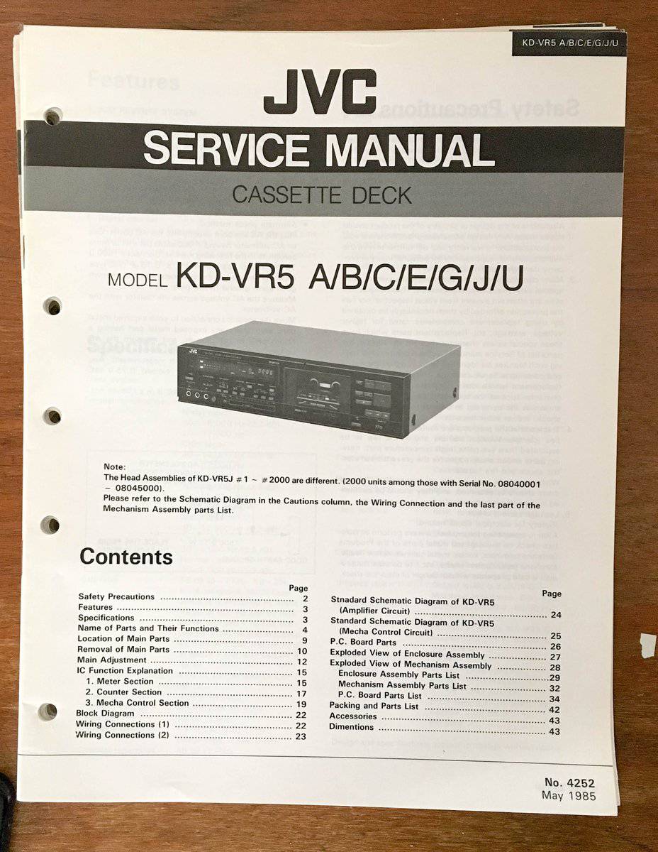 JVC KD-VR5