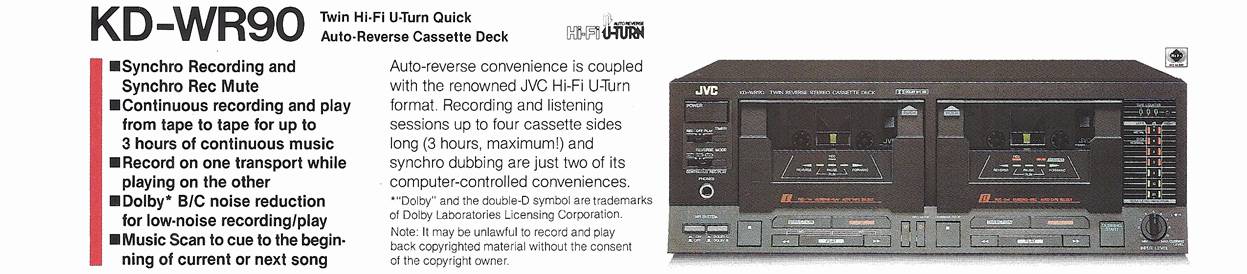 JVC KD-WR90