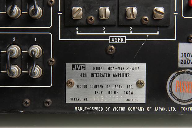 JVC MCA-V7E