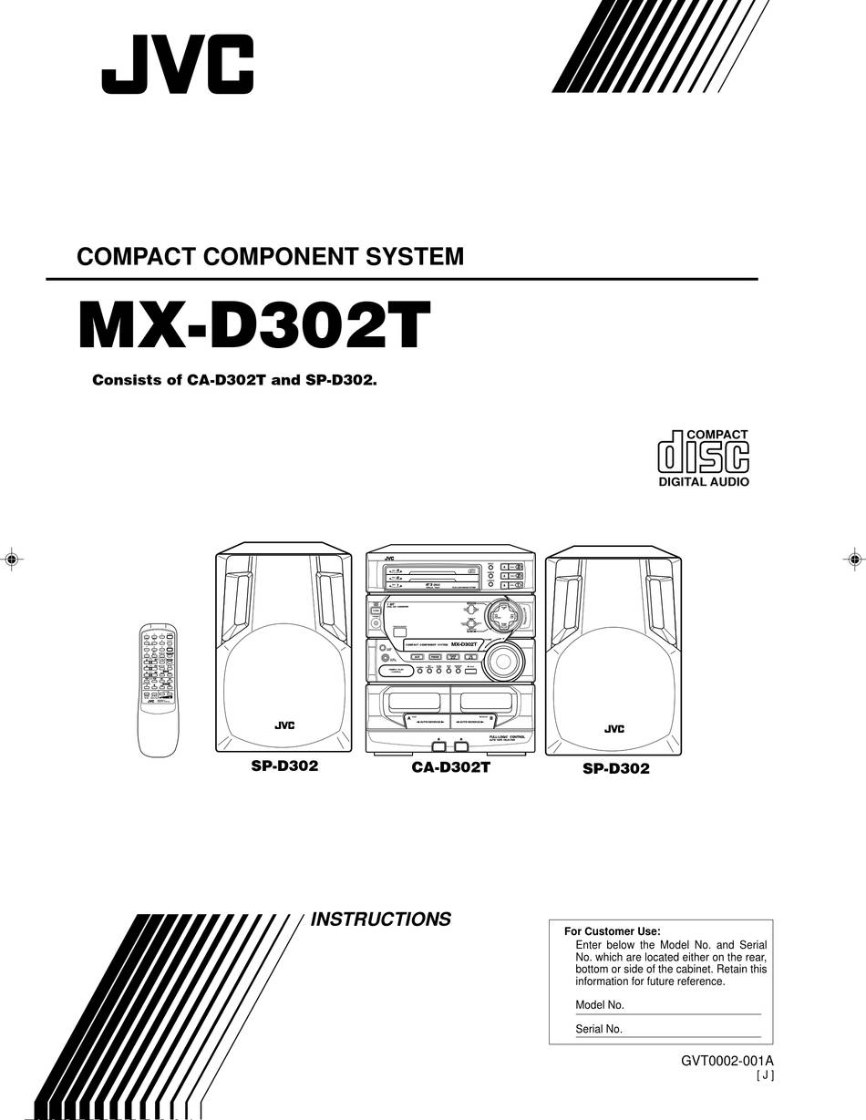 JVC MX-D302T