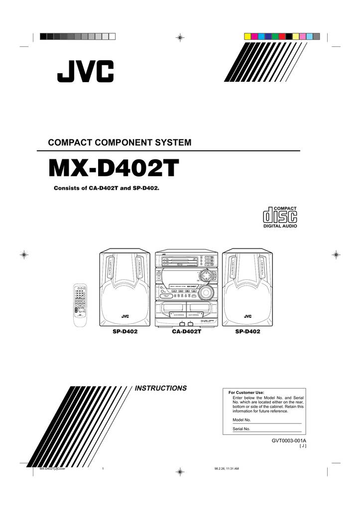 JVC MX-D402T