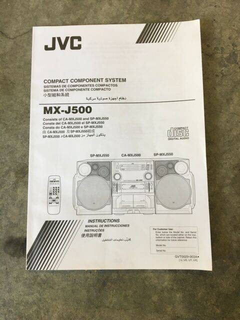 JVC MX-J500