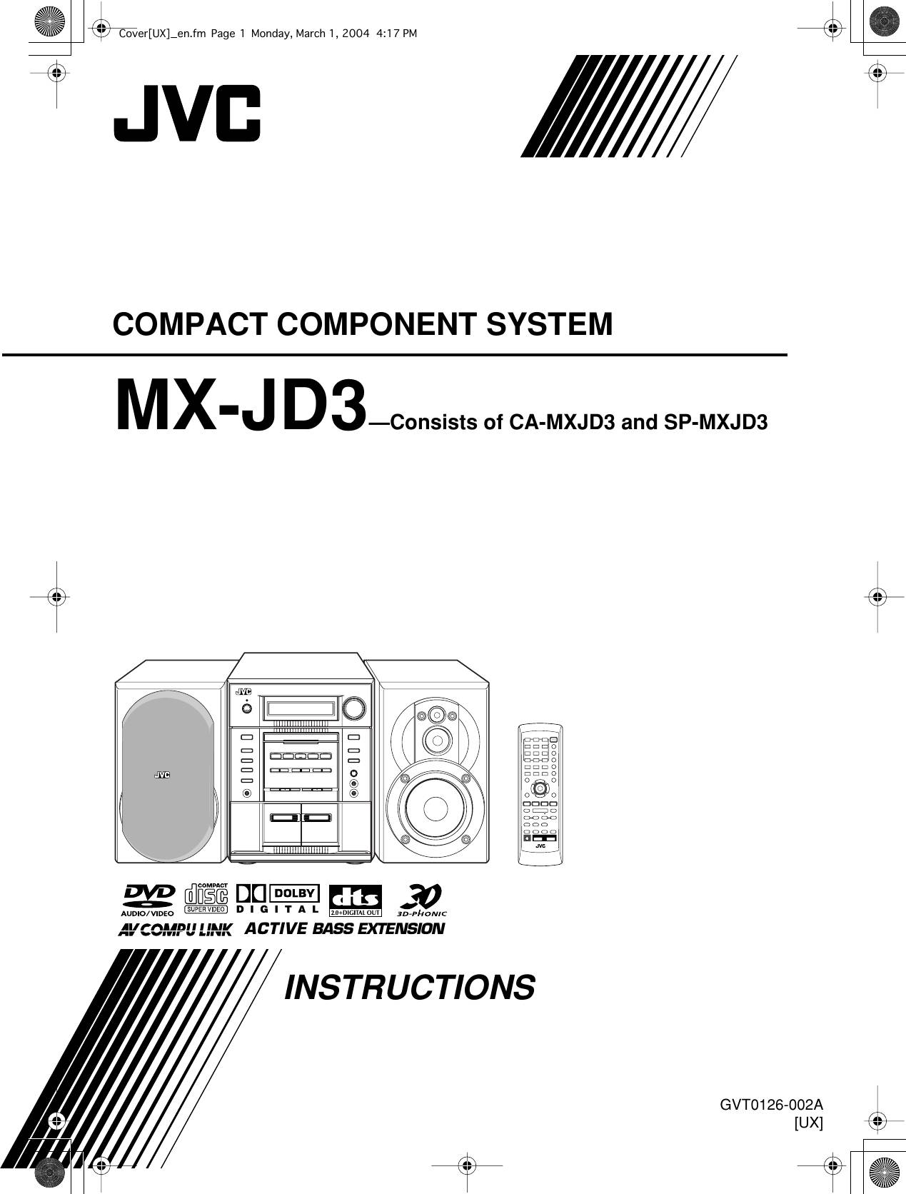 JVC MX-JD3