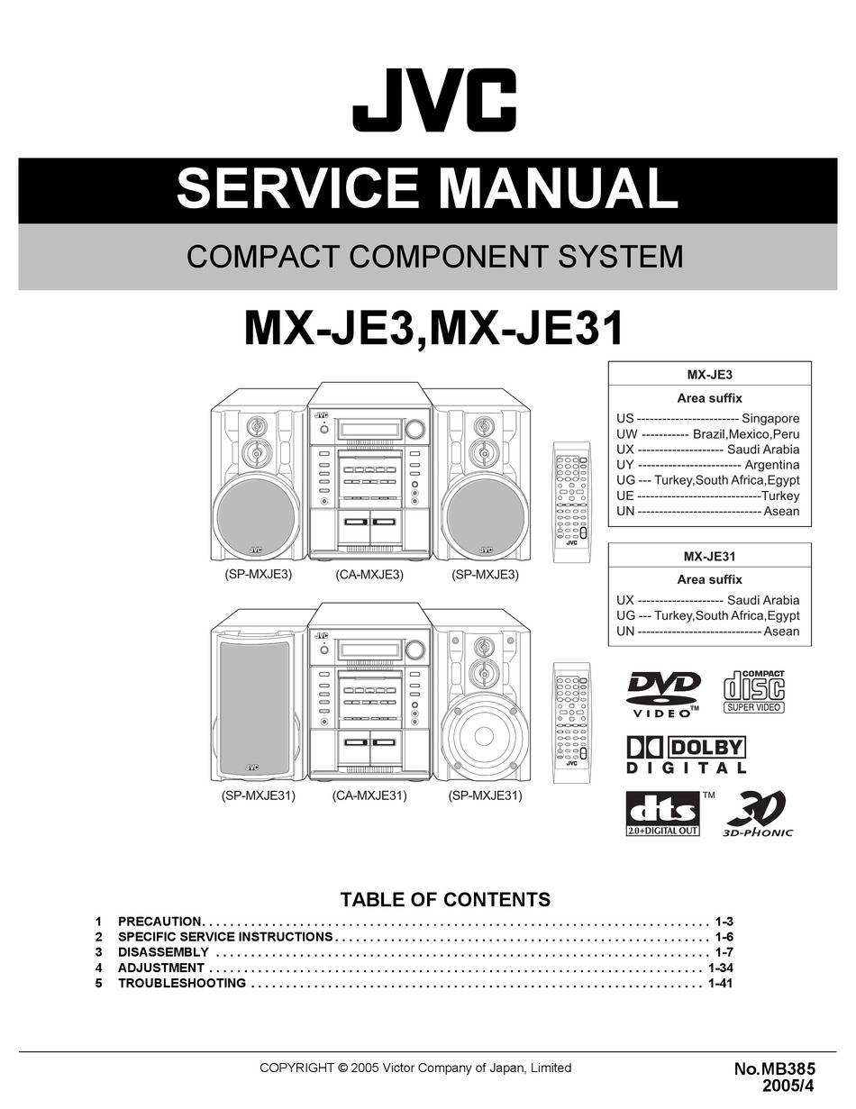 JVC MX-JE3