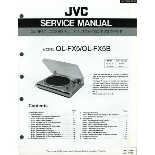 JVC QL-FX5