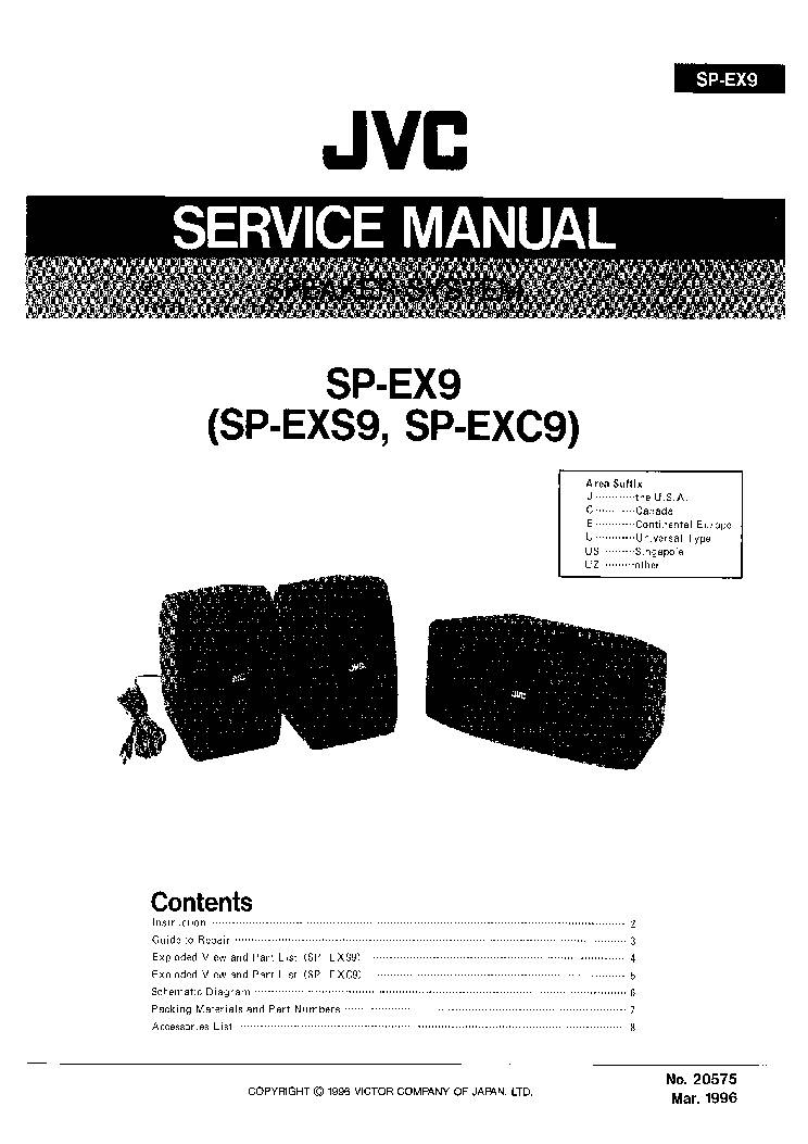 JVC SP-EX9 (EXC9)