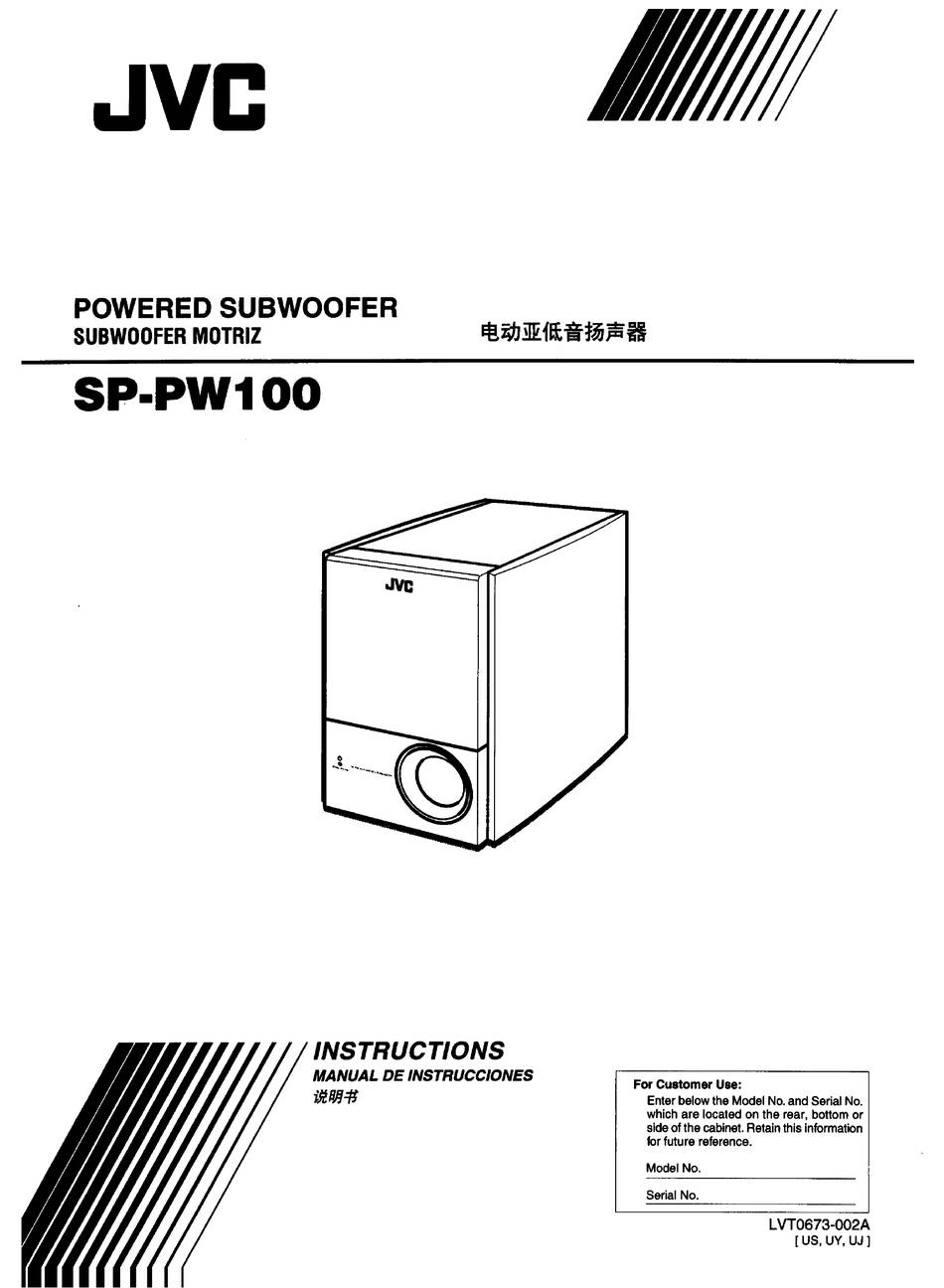 JVC SP-PW100