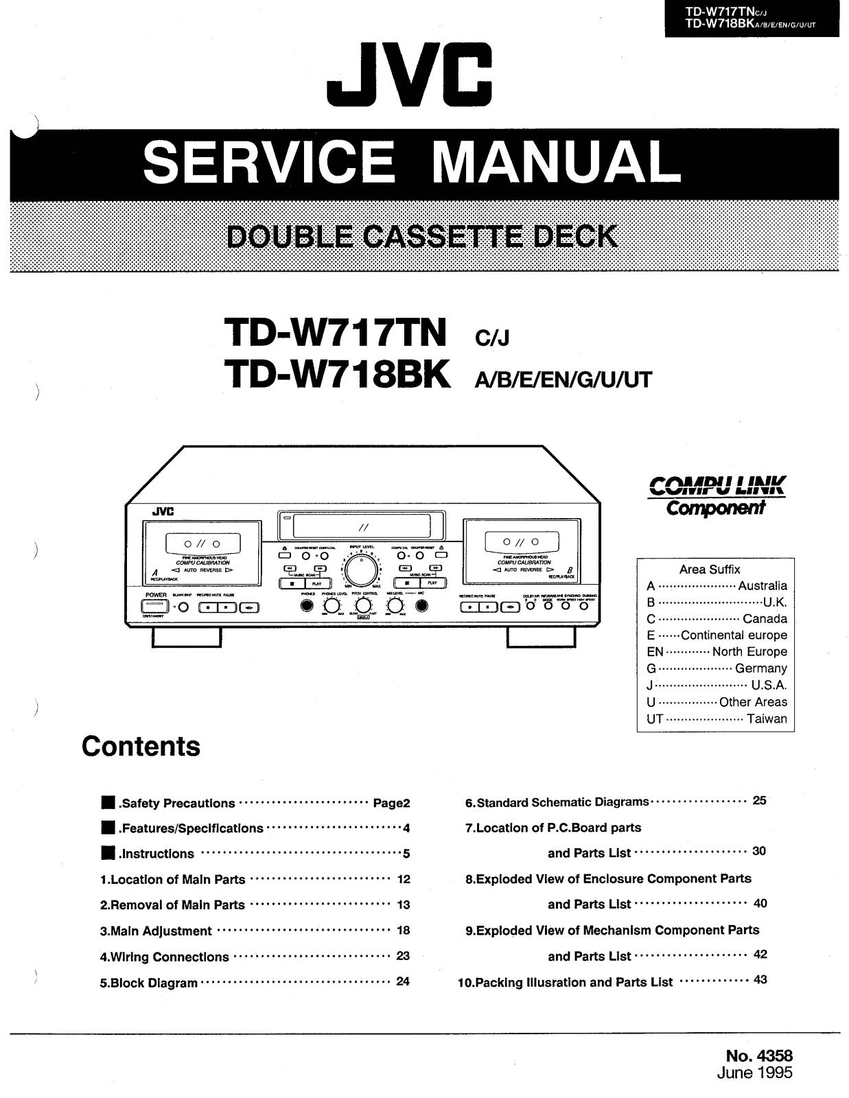 JVC TD-W717