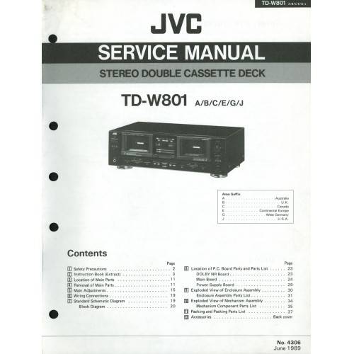 JVC TD-W801